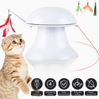 ABS Material Cat Laser Toy Interactive 2 In 1 Automatic With Moving Feather
