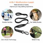 Strong Bungee Shock Absorbing Dog Leash 4 In 1 Multifunction With Car Seat Belt