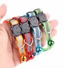 Mixed Colors Safe Nylon Pet Collar Reflective Adjustable Breakaway For Cats / Small Dogs