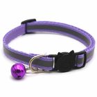 Mixed Colors Safe Nylon Pet Collar Reflective Adjustable Breakaway For Cats / Small Dogs