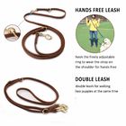 Genuine Leather Dog Training Lead For All Breeds