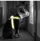 Eco Friendly Flashing LED Dog Harness , Highly Reflective Dog Harness With LED Lights