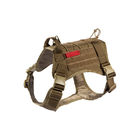 Customized Size Comfortable Dog Harness , K9 Large Dog Harness Vest Tactical Service