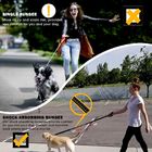 Shock Absorbing Bungee Nylon Dog Leash 2 Padded Traffic Handle Training Pet