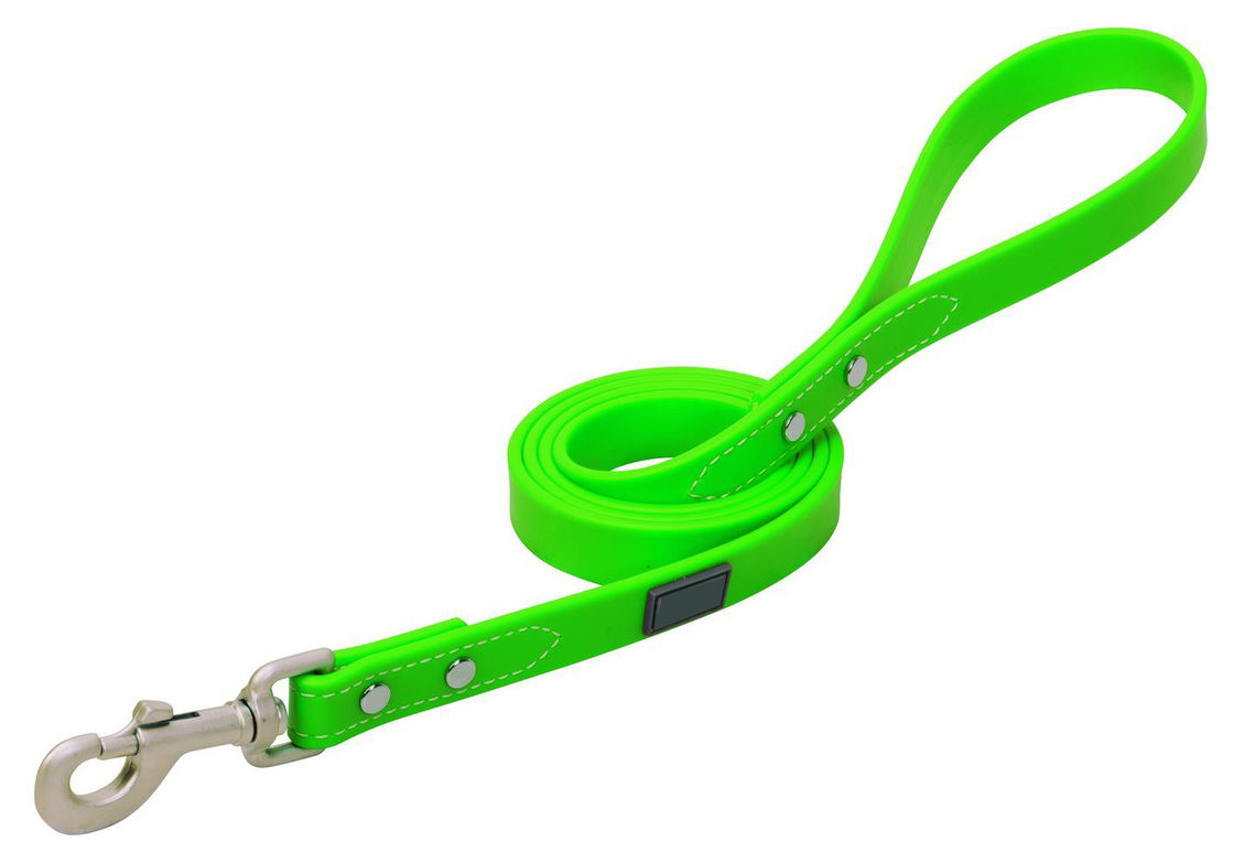 Waterproof PVC Dog Leash Durably Constructed Weather Resistant 7 Colors Option